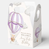 ベイリーファーストテディベアホットエアバルーン誕生日 フェイバーボックス (オープン)