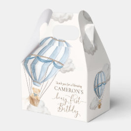 ベイリーファーストテディベアホットエアバルーン誕生日 フェイバーボックス