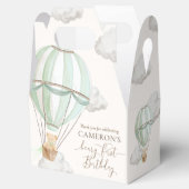 ベイリーファーストテディベアホットエアバルーン誕生日 フェイバーボックス (オープン)