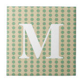 ベイリーフスパイスモーズドットとモノグラム タイル (正面)