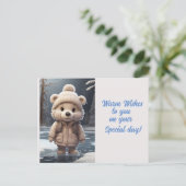 ベイリーベア ポストカード (スタンド正面)