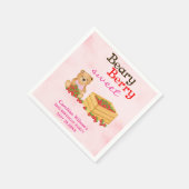 ベイリーベリースイートストロベリーキューブガールパーティー スタンダードカクテルナプキン (角)