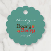 ベイリーベリーファースト誕生日かわいいキッドイチゴ フェイバータグ (裏面)