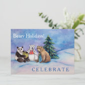 ベイリーホリデーカスタムズオープンハウス招待状カード 招待状 (スタンド正面)