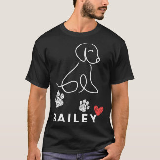 ベイリー犬の鼻の政府機関の政治 Tシャツ