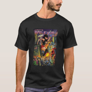 ベイリー・ジェイの攻撃ショー野球の3/4スリーブ Tシャツ