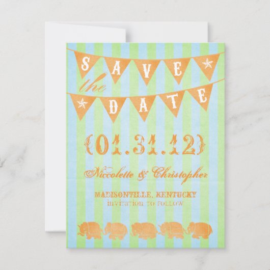 ベイリー・セーブ・ザ・デート・アナウンスメント セーブザデート (正面)