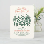 ベイルでの独身最後の週末パーティ 招待状 (スタンド正面)