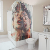 ベイル🩸の下のスキン – シュールシャワーのカーテン シャワーカーテン (インサイチュ)