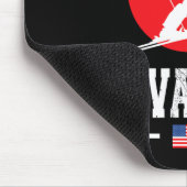 ベイルウサスキーリゾートロッキーマウンテンズアメリカンスキイン マウスパッド (コーナー)