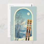 ベイルコロラドウサスキーリゾートバケーションハガキ ポストカード (正面/裏面)