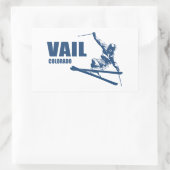 ベイルコロラドスキーヤー 長方形シール (バッグ)