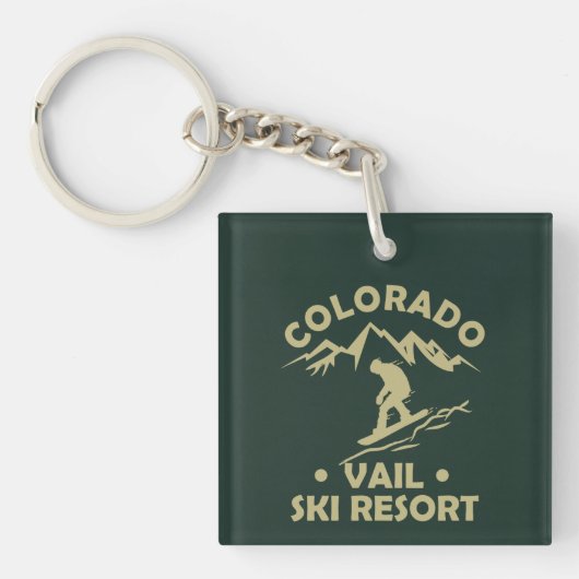 ベイルコロラドスキーリゾート キーホルダー (正面)