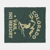 ベイルコロラドスキーリゾート フリースブランケット (正面(横))