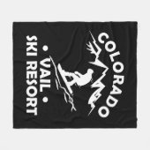 ベイルコロラドスキーリゾート フリースブランケット (正面(横))