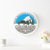 ベイルコロラドスキーリゾート ラージ壁時計 (ホーム)