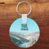 ベイルコロラドスノーマウンテンズヴィンテージ キーホルダー (正面)