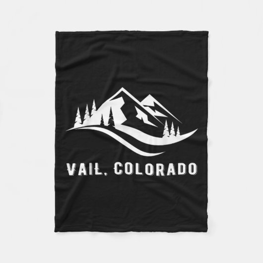 ベイルコロラドマウンテンズスーベリーメモリアウィント フリースブランケット (正面)