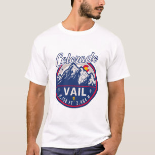 ベイルコロラドマウンテンレトロサンセットディ土産 Tシャツ