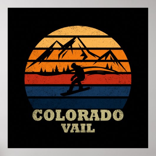 ベイルコロラドヴィンテージ ポスター (正面)