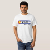 ベイルコロラド州旗の値ティー Tシャツ (正面フル)