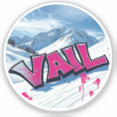 ベイルスキーリゾートコロラドグラフィティアクセサリー シール (正面)