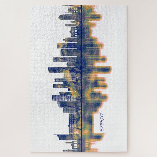 ベイルートスカイライン ジグソーパズル (縦)