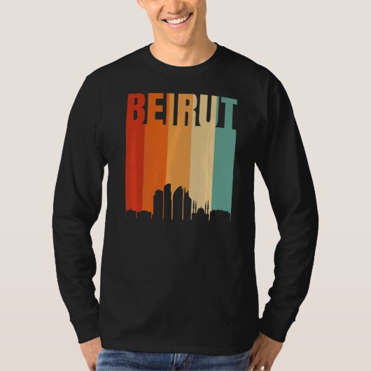 ベイルートスカイライン Tシャツ (正面)