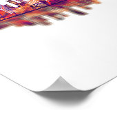 ベイルートレバノンスカイライン ポスター (角)