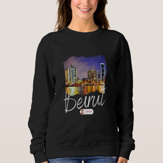 ベイルートレバノンスーベイルート スウェットシャツ (正面)