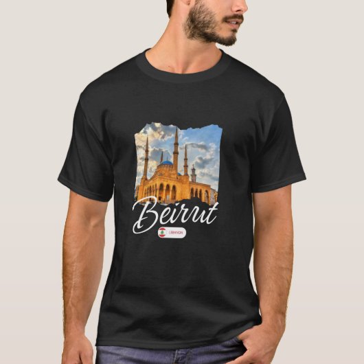 ベイルートレバノンスーベイルート Tシャツ (正面)