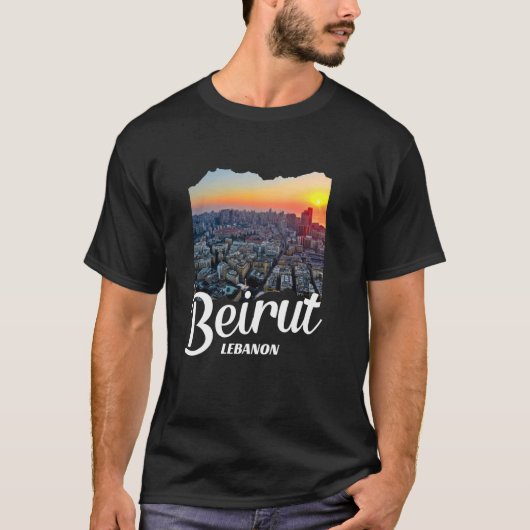 ベイルートレバノンスーベイルート Tシャツ (正面)