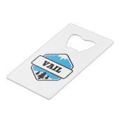 ベイル、コロラドマウンテン&スキー クレジットカード栓抜き (正面アングル)