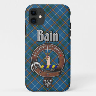 ベインクランバッジ&タータンチェック電話ケース iPhone 11 ケース