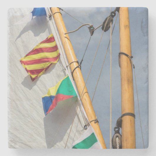 ベインブリッジアイランドウッドボートフェスティバル3 ストーンコースター (正面)