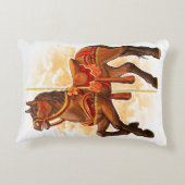 ベイ回転木馬馬枕 アクセントクッション (裏面)
