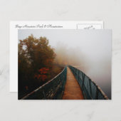 ベイ山ダム霧 ポストカード (正面/裏面)