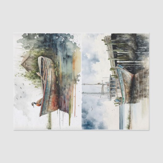 ベイ波止場 薄葉紙 (正面)