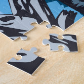  ベイ素晴らしスン国立公園ネバダヴィンテージ ジグソーパズル (側面)