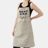 ベイ素朴ジ最高のパパ永遠の父の日 エプロン (インサイチュ)
