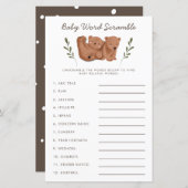 ベイ素朴ズベビー単語スクランブルゲーム (正面/裏面)