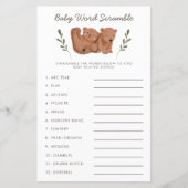 ベイ素朴ズベビー単語スクランブルゲーム (正面)