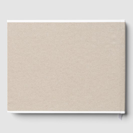 ベイ素朴トウォーターカラーひまわりエレガントな結婚式 ゲストブック (裏面)