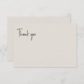 ベイ結婚ゲ空白のス サンキューカード (正面/裏面)