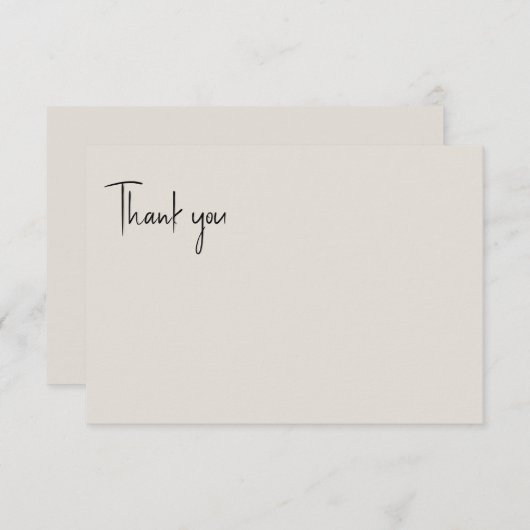 ベイ結婚ゲ空白のス サンキューカード (正面/裏面)