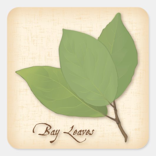 ベイ葉スクエアステッカー スクエアシール (正面)