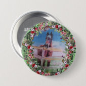 ベイ・マーレバラ馬ボタン 缶バッジ (正面&裏面)