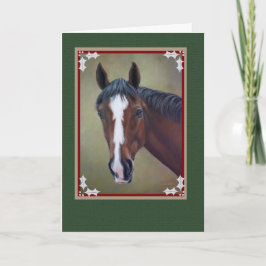ベイOTTBホースクリスマス シーズンカード