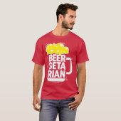 ベエルガリアングラフィックデザインおもしろい – ビール愛好家 Tシャツ (正面フル)