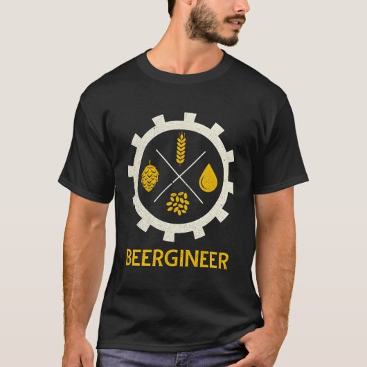ベエルギーネアークラフトビール醸造技術者Homebrew Ipa Tシャツ (正面)